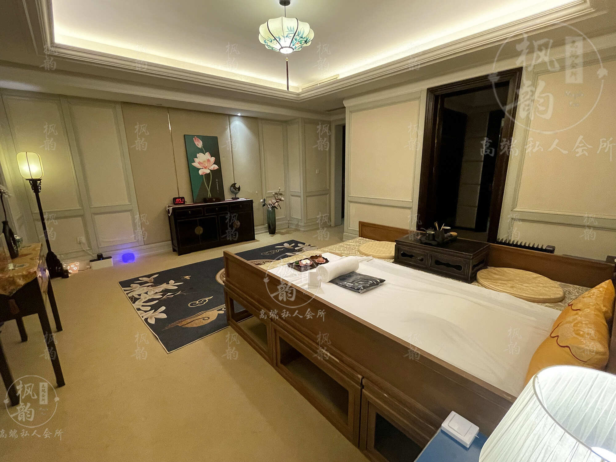 上海天津渔阳鼓楼人气优选沐足会馆房间也很干净，舒适的spa体验
